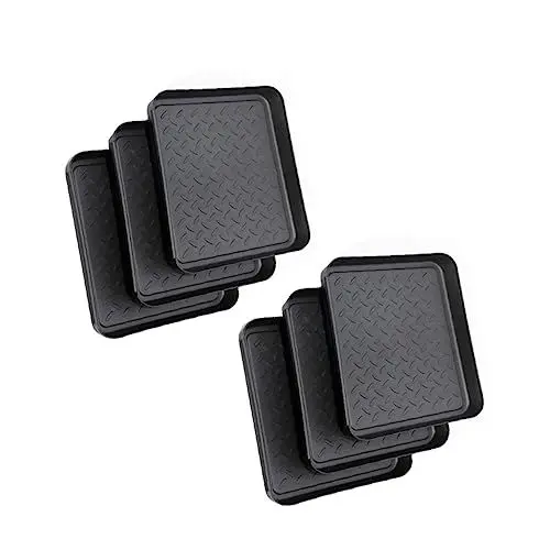 Produktbild: Amosfun 6St Schuhablage Pflanzschale für den Garten Halloween-Becher Allwetter-Kofferraum Schuhmatte Stiefel Blumentopftablett Plastikschale für Kleinigkeiten drinnen Schuhe Speicherbrett