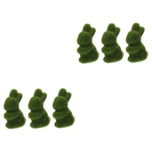 Produktbild: Amosfun 6 STK Tischdekoration Spielzeuge das zartes Kaninchenhandwerk dekoratives Kaninchen Plüschtier Lieferungen Baby Kleiner Junge