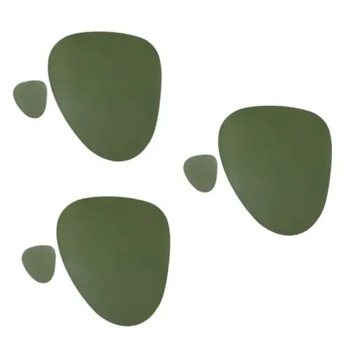 Produktbild: Amosfun 6 STK wasserdichte Tischsets - Tischsets Tassenuntersetzer für den Tisch esstisch platzsets wasserdichte Geschirrunterlage Tischsets aus PU-Leder wärmeisolierende tischmatte Green