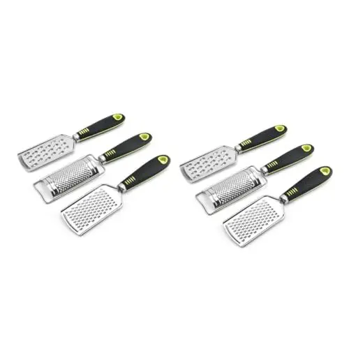 Produktbild: Amosfun 6 Stk Kartoffel hobeln graters käseschneider sebze dilimleyici Edelstahlreibe szatkownica do warzyw Ingwerreibe Küchenzester Küchenhelfer sparschäler grobe Reibe Küchengeräte