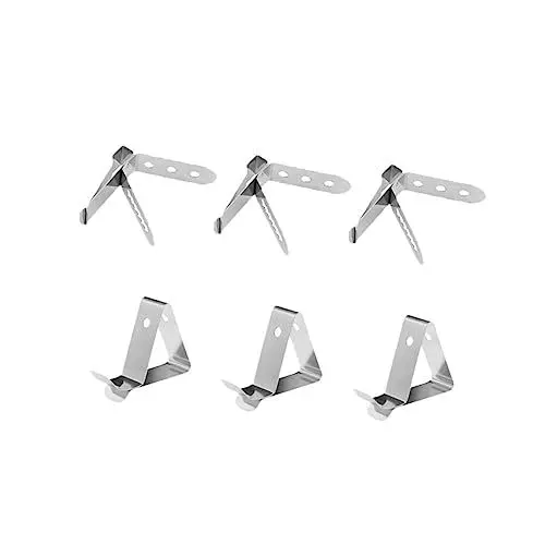 Produktbild: Amosfun 6st Cliphalter in Lebensmittelqualität Bbq-smoker-clip-halter Halterung Für Sondenclips Fleischthermometer Grillthermometer Für Fleisch Grillfleisch Thermometer Topfklammer