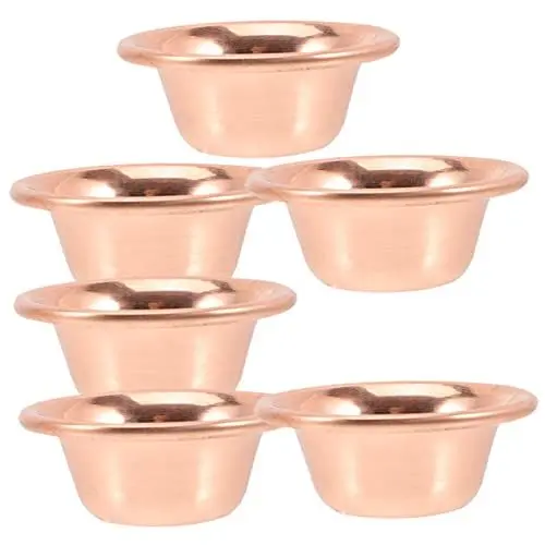 Produktbild: Amosfun Buddhistischer Sulies Wasserbecher 7-teilig Meditation Yoga Schale Messing Material Altar Tempel