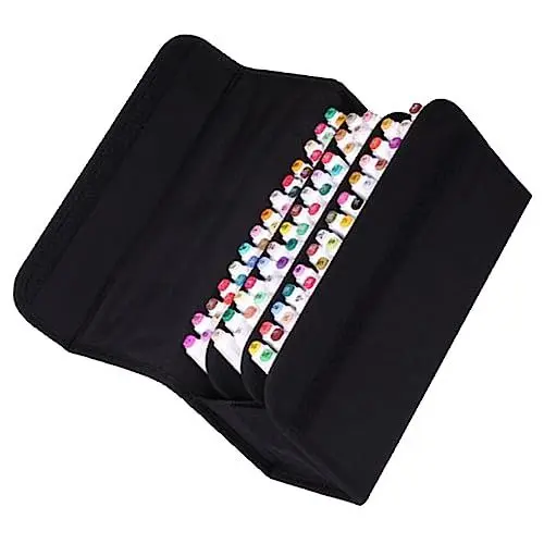 Produktbild: Amosfun Aufbewahrungstasche Für Marker Organizer-hülle Mit 80 Fächern Und Ausziehbarem Display-Schultergurt
