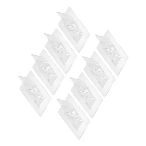 Produktbild: Amosfun 8St abgestufte Regale aufbewahrungssystem kleiderregal Schrankeinlagen Schrankhalterung Regaleinsatz Regalpflöcke Regalstift Regalhalter für den Haushalt Schrank Stift Acryl