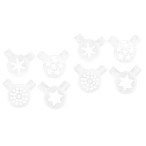 Produktbild: Amosfun 8 Stk Düse für Eismaschine Ersatzteile für Eismaschinen Roller-Eismaschine Eiscreme Maschinen Zubehör Eiscreme Maschinen Ersatzteile Cookie-Tipp Modellierdeckel für Eismaschinen
