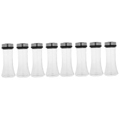 Produktbild: Amosfun 4 Sets Tragbarer Gewürzspender-set Shaker Mit Deckel Salzflasche Gewürzgläser Für Die Küche 2 Stück * 4
