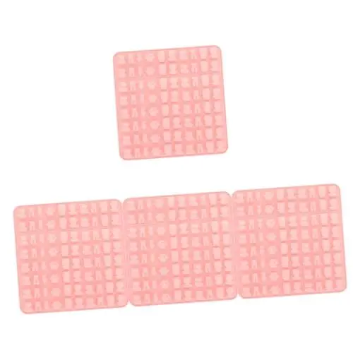 Produktbild: Amosfun 8 Stk Süßigkeiten Silikonform schokoladenform chocolate mold süsswaren candys DIY-Backformen molde de para resina Schimmel für Süßigkeiten süße Antihaft-Silikonform Kieselgel Rosa