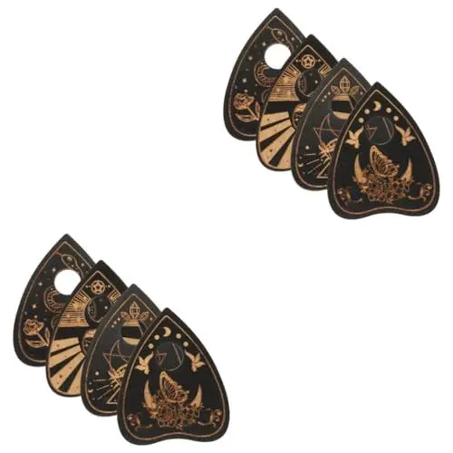 Produktbild: Amosfun 8 Stk Weissagungs-informationstafel Handgefertigte Tarotständer Zarter Tarothalter Tarot-tisch-display-organizer Halterung Für Tarot Tischdekoration Tarot Desktop-rack Pappel Black