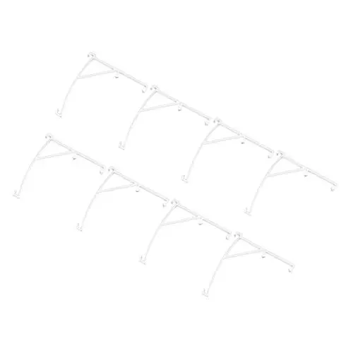 Produktbild: Amosfun Jalousie-Clips für Volants 8 Stück Vertikale Jalousie-Clips Ersatz-Clips für Jalousien-Volants Pom-Material