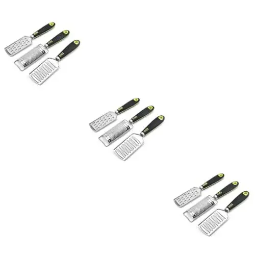 Produktbild: Amosfun 9 Stk grobe Reibe graters käseschneider käseschneidemaschine Edelstahlreibe Gemüsehobel Käsereibe Ingwerreibe Gemüsereibe Gemüseschneider sparschäler Kartoffel hobeln Küchengeräte