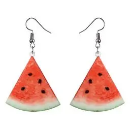 Produktbild: Amosfun Acryl Ohrringe Obst Wassermelone Ohrringe Schmuck Frauen Mädchen Geschenk