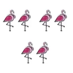 Produktbild: Amosfun Ansteckbrosche 6 Cartoon Hawaiianischer Clip-Flamingo-Schmuck Flamingo Dekorationen Schöne Zarte Geschenke Dekoration Brosche Vogel Pullover Broschen Kleiderclip