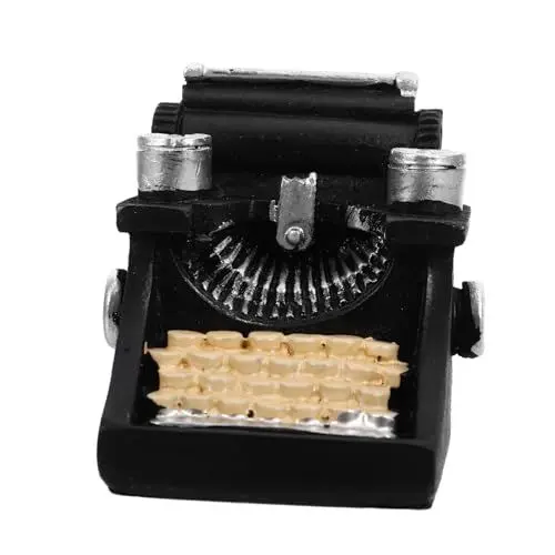 Produktbild: Amosfun Antike Schreibmaschine Mini Schreibmaschine Retro Schreibmaschinenmodell kreative Schreibmaschine Dekor Fotografie Prop Schreibmaschine Figurine