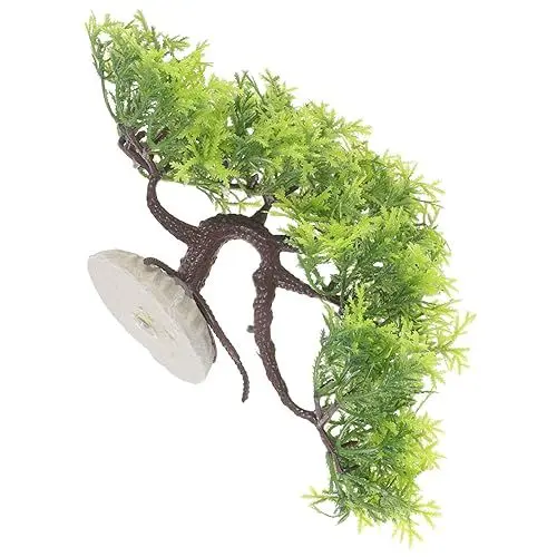 Produktbild: Amosfun Aquarium Landschaftsbau Baum Künstlicher Bonsai-Baum Aquarium-Bonsai Sashimi-servierteller-Ornamente Kunststoff-Aquarium-anlage Aquarium Bonsai Ornament Pflanze Wassertank Plastik