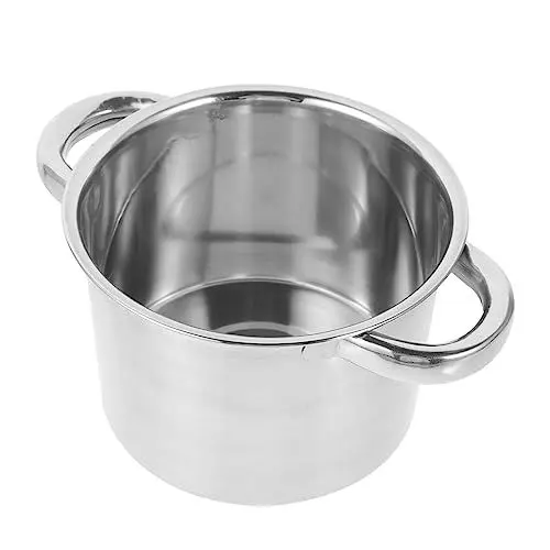 Produktbild: Amosfun Außentopf aus schmelzendem Wachs Soßentopf Butterkochtopf Küchenwaren edelstahltopf edelstahlpfanne Kessel zum Schmelzen von Schokolade Kessel Schmelztiegel Rostfreier Stahl Silver