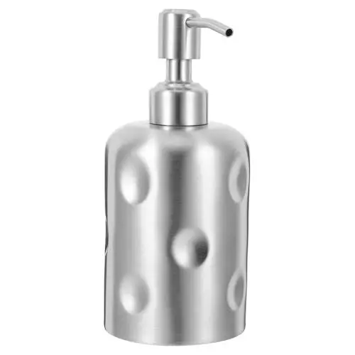 Produktbild: Amosfun Eleganter Pumpflaschen-seifenspender Aus Edelstahl Mehrzweck-seifenspender für Duschgel Shampoo Einfach Zu Verwenden für Küche und Bad