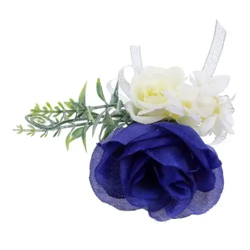 Produktbild: Amosfun Braut Bräutigam Hochzeit Corsage Künstliche Blumen Boutonniere Set für Hochzeit Party Dekorationen
