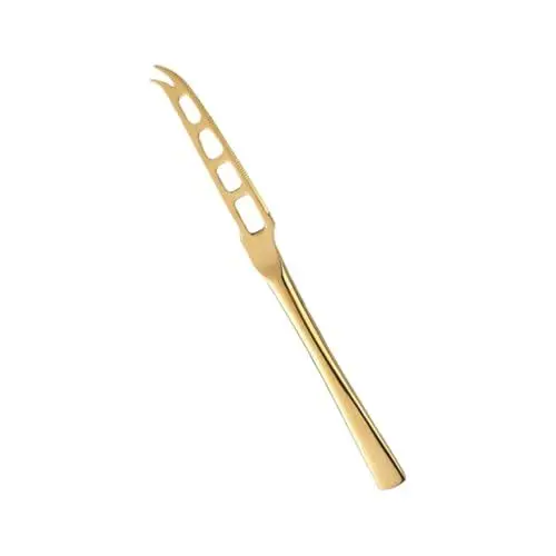 Produktbild: Amosfun Buttermesser aus Edelstahl gesc cuttermesser vykrajovátka na chleb schnitzmesser Käsemesser Restaurant-Käsehobel Käserasierer Küchengerät Käse Werkzeug Rostfreier Stahl Golden
