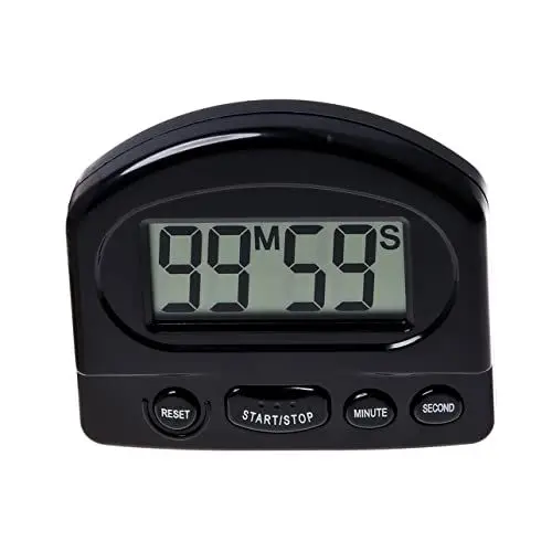 Produktbild: Amosfun Digitaler Küchentimer mit Großem Display Elektronischer Kochtimer Magnetischer Ständer Countdown-Timer für Spiele