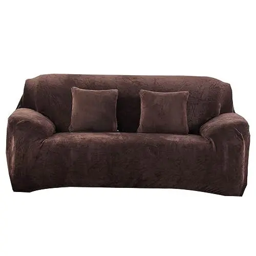 Produktbild: Amosfun Bezug - Sofabezug Sofaschoner Leicht Zu Reinigen Kein Verblassen Kaffeebraun
