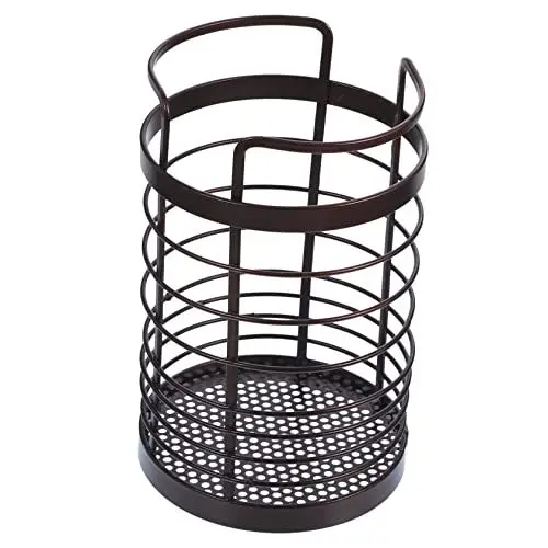 Produktbild: Amosfun Essstäbchenhalter werkzeugträger besteckhalter zubehör küche kitchen shelf stand Küchenzubehör Desktop-Löffelhalter Desktop-Löffelbehälter Essstäbchen-Abtropfhalter Eisen Black