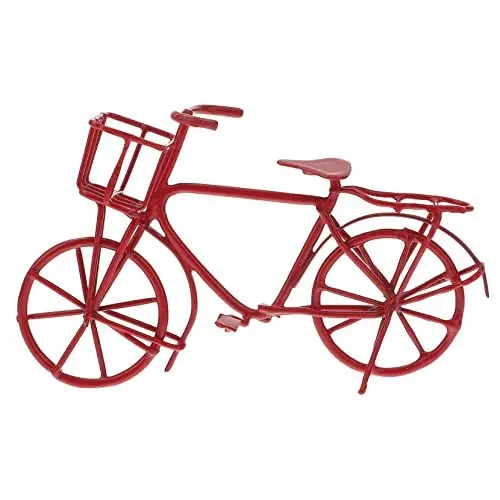 Produktbild: Amosfun Fahrrad Aus Metall Statue Frosch-desktop-Ornament -bikes Mini-fahrradverzierungen Miniatur-fahrradspielzeug Fahrräder Aus Metall Mini Fahrrad Kind Puzzle Eisen Zubehör