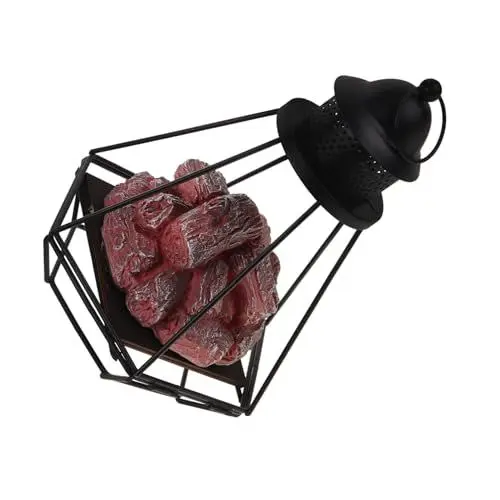 Produktbild: Amosfun Flammenlose Kaminlampe Nachtlicht Dekorative -Lampe für Halloween-Party-Ornament