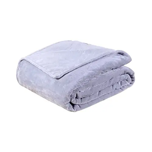 Produktbild: Amosfun Warme Flanell-fleecedecke Bettdecke 70 X 100 cm Grau Vielseitig Einsetzbar
