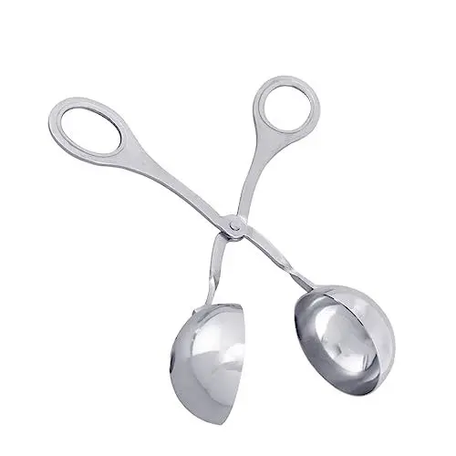 Produktbild: Amosfun Fleischbällchen-maker Aus Edelstahl Große Antihaftbeschichtete Fleischbällchen-clip-form Für Reis Melone Fisch Garnelen Pillen Tofu Chinesisches Kuchen