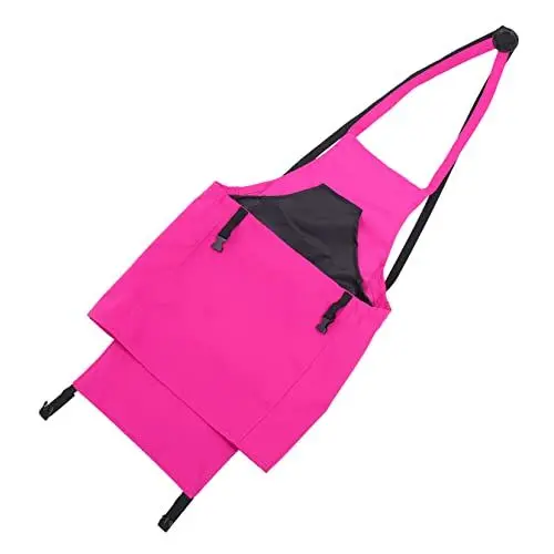 Produktbild: Amosfun Gartenschürze werkzeugsatz obstbeutel Gemüsebeutel Erntezubehör Künstlerschürze Schürzen zum Sammeln von Gemüse Kommissioniertasche Erntepflückschürzen Segel aus Baumwolle Violett