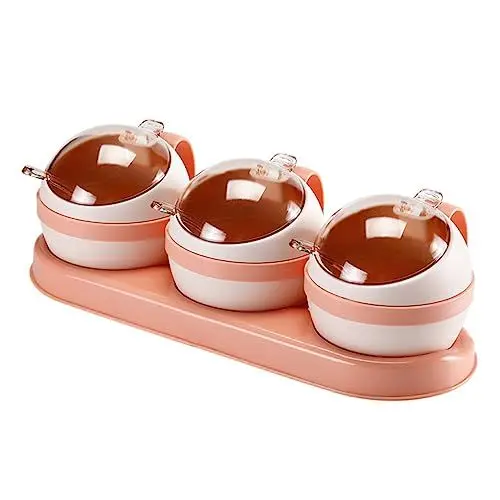Produktbild: Amosfun Multifunktionale Küche Gewürz Box Topf Lagerung Gläser und Einfache Gewürz Lagerung