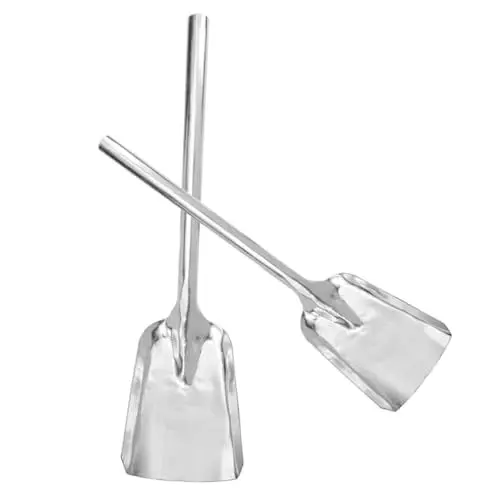 Produktbild: Amosfun Grillkohleschaufel robuste Gartenschaufel Kaminkelle Holzkohleschaufel Kaminschaufel für Asche kaminofen fireplace Grillwerkzeug-Set Schaufel für die Küche Kohleascheschaufel Eisen