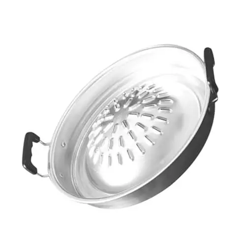Produktbild: Amosfun Grillpfanne Für Camping Fischgrillkorb Inklusive Outdoor-kochausrüstung Für Bbq