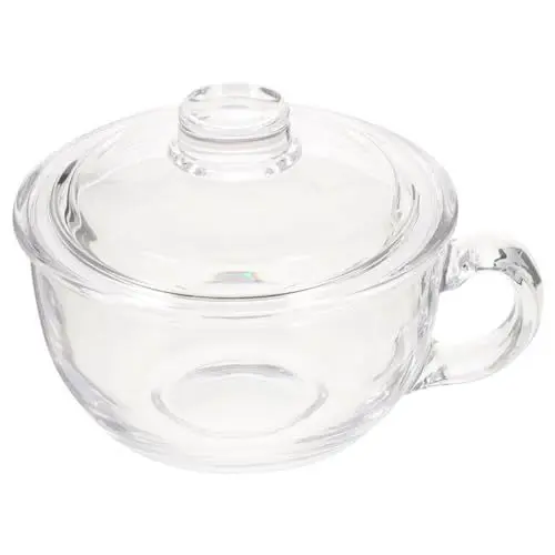 Produktbild: Amosfun Glas-suppenschüssel mit Deckel Müslischalen-set für Frühstück Haferflocken Reis Salat Joghurt Küche Servierschüsseln 450 M