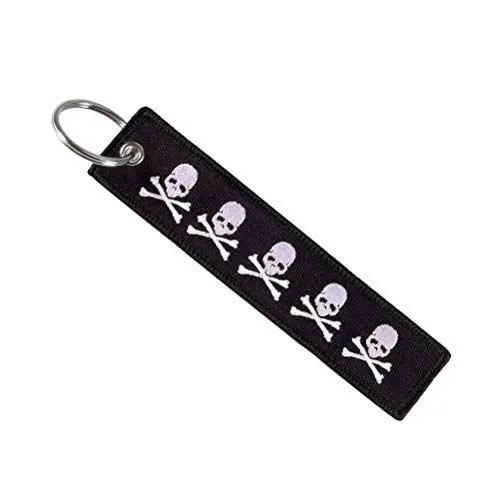 Produktbild: Amosfun Halloween-Schlüsselanhänger mit Totenkopfkopf, Auto-Schlüsselanhänger, Geldbörse, Tasche, Anhänger, Dekoration, zum Aufhängen, kreativ, Halloween-Partyzubehör