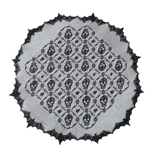 Produktbild: Amosfun Einzigartiges -Design für Halloween Geister-Horror-Mottoparty Tischdecke Runde Tischdecke