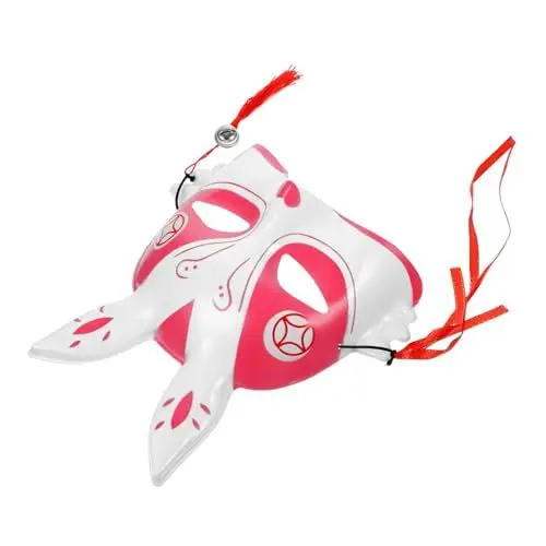Produktbild: Amosfun Halloween-fuchsmaske Hasenmaske Herren Weihnachtsmaske Party Maske Damen Maske Mardi-gras-masse Hase Cosplay Requisiten Hasen Kostüm Augenmaske Zubehör Plastik Kind Tragbar