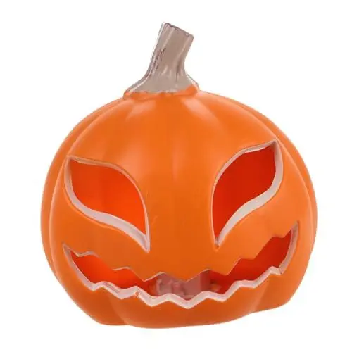 Produktbild: Amosfun Kunststoff Hohl Kürbisse Halloween Dekorationen Beleuchtete Kürbis Laternen Für Halloween