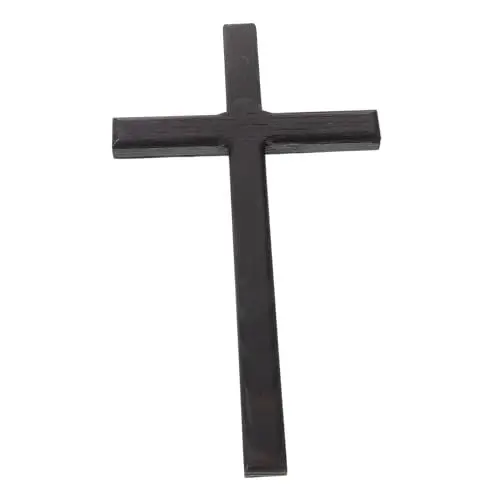 Produktbild: Amosfun Hölzerne Hängende Verzierung Haushalts Holzverzierung Religiöse Verzierung Für Zuhause Holzhandwerk Geformte Verzierung Festival Verzierung Schwarz