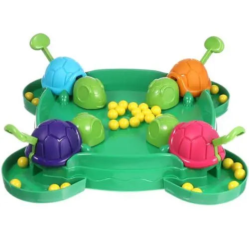Produktbild: Amosfun Hungry Turtle Board Game Schnelles, intensives Spiel Schluck die Perlen Mundspiel Vorschulspiel für 2 bis 4 Spieler