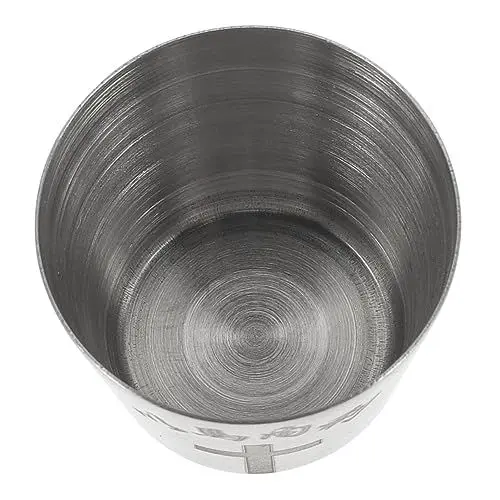 Produktbild: Amosfun Kelch communion cups weisweinglasser trinkbecher glühweinbecher measuring cup Tassen Netzsieb Tequila-Gläser Weinbecher aus Stahl für Ordensleute Kirchenpokal Rostfreier Stahl