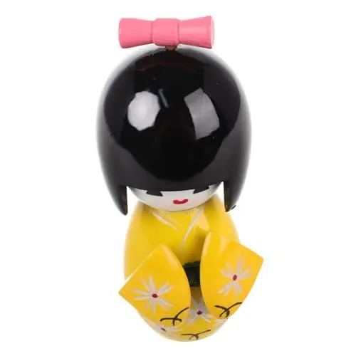 Produktbild: Amosfun Realistische Puppenstatuen Mit Traditionellem Kimono Ideal Für Japanische Puppensammlung Und Bürodekoration