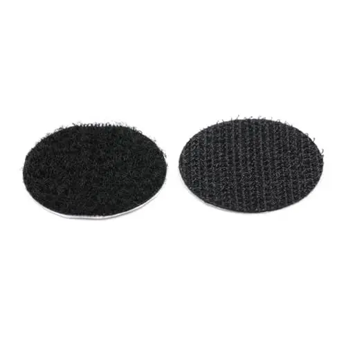 Produktbild: Amosfun Klebeband Rund 30 Stück Nicht Teppichklebend Umweltfreundliches Nylon Schwarz für Hartholzfliesen