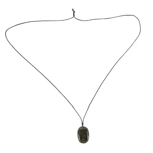 Produktbild: Amosfun Kristallsteinornament Hängender Kristallstein Natürlicher Edelsteinschmuck Kristallsteindekoration Halsband Kristallstein-halskette Wohnkultur Rauer Stein Pullover Kette