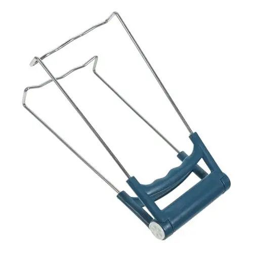 Produktbild: Amosfun Küchenplattenklemme Hitzebeständige Geschirrklammer Faltbare Geschirrklammer zusammenklappbarer Geschirrkorb zusammenklappbare Geschirrpfanne Plattengreiferclip Topfgreifer Blue