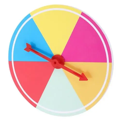 Produktbild: Amosfun Spielrad Drehbar Preisrad Brettspiel-drehscheibe für Veranstaltungen Kunststoff-spiel-requisite