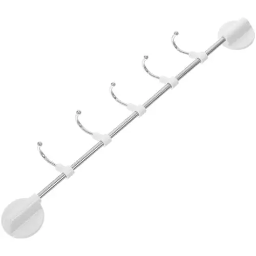 Produktbild: Amosfun Magnetisches Türregal Mit Hakenhalter Zum Aufhängen Von Utensilien Magnetischer Kühlschrankregal Grillbesteckhalter Magnetischer Handtuchhalter