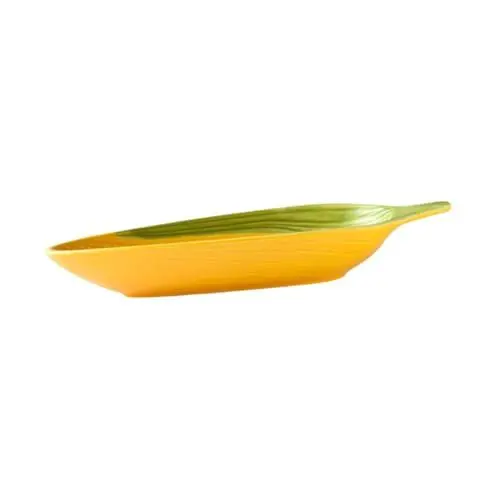 Produktbild: Amosfun Maisplatte Aufbewahrungsbehälter Für Snacks Knödelteller Gewürze Tablett Maiskolbenhalter Serviertabletts Für Partys Bonbonschalen Maiskolbengericht Dessertschalen Keramik