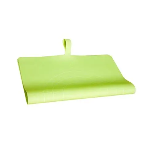 Produktbild: Amosfun Matte mit Maßen würfelunterlage photostickomni easy putz küchen geräte küchen utensilien Maße rutschfeste Matte Küchengeräte Calzone Teigrollmatte Teigmatte aus Silikon Green
