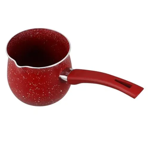 Produktbild: Amosfun Pfanne mit Einem Griff Kleiner Kochtopf Aus Edelstahl Türkische Kaffeekanne Mini-butterwärmer Hitzebeständig für Zu Hause und Unterwegs